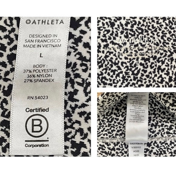 Athleta Women's Ultimate Stash II Textured 7/8 Tights Leggings Size Large - Picture 11 of 16